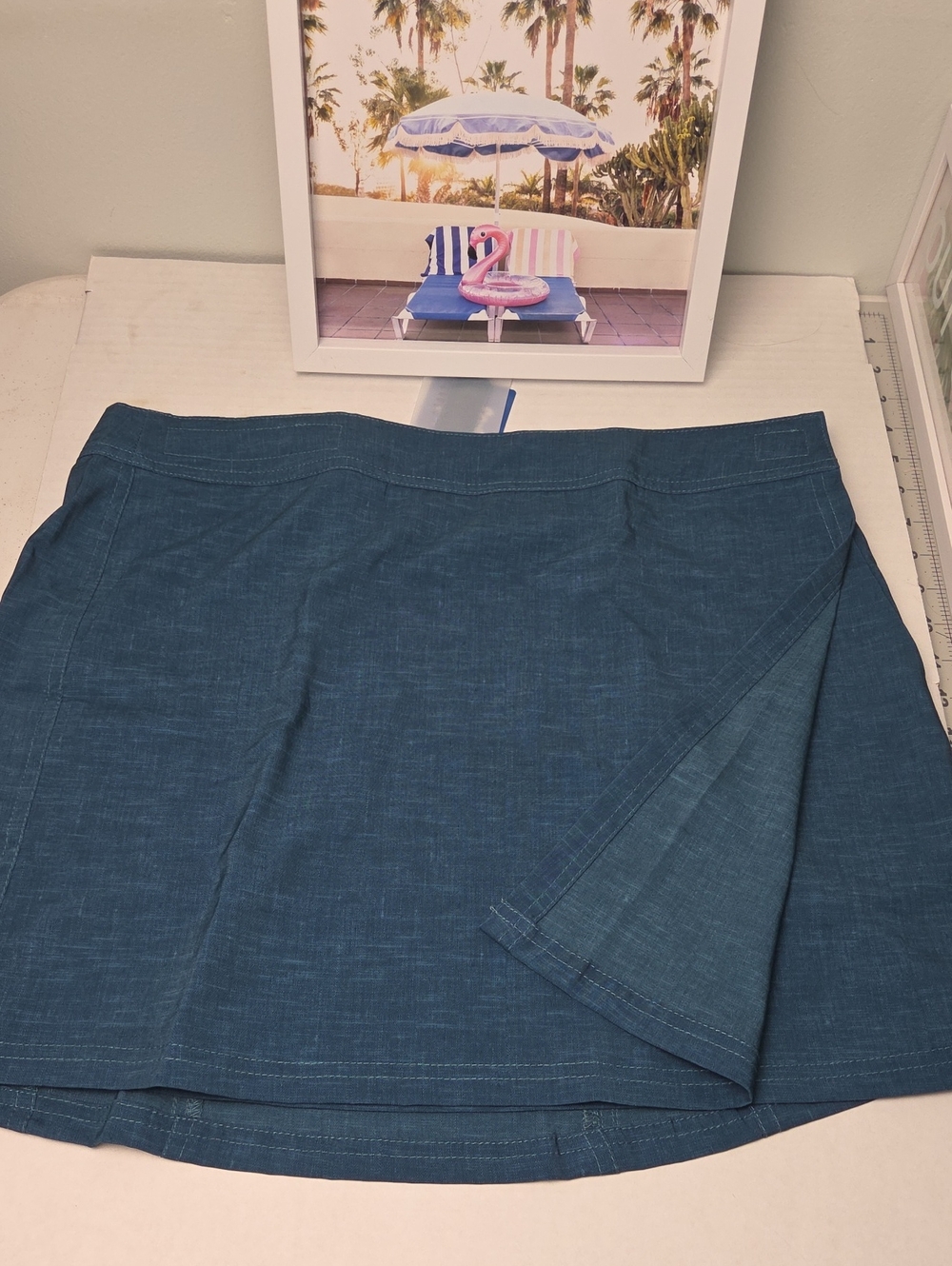 Blue RipSkirt Athletic Skort Size Large